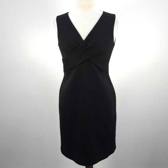 Tahari Dresses & Skirts - Tahari Petite Black Sleeveless Cocktail Midi Dress